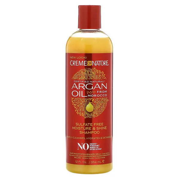 Creme of Nature - Argan Oil Sulfate Free Moisture & Shine Shampoo 12oz - Hair 1