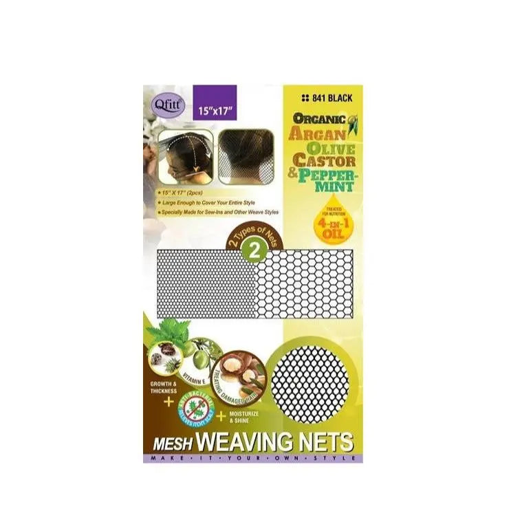 M&M Mesh Weaving Nets - Black - Hair 1
