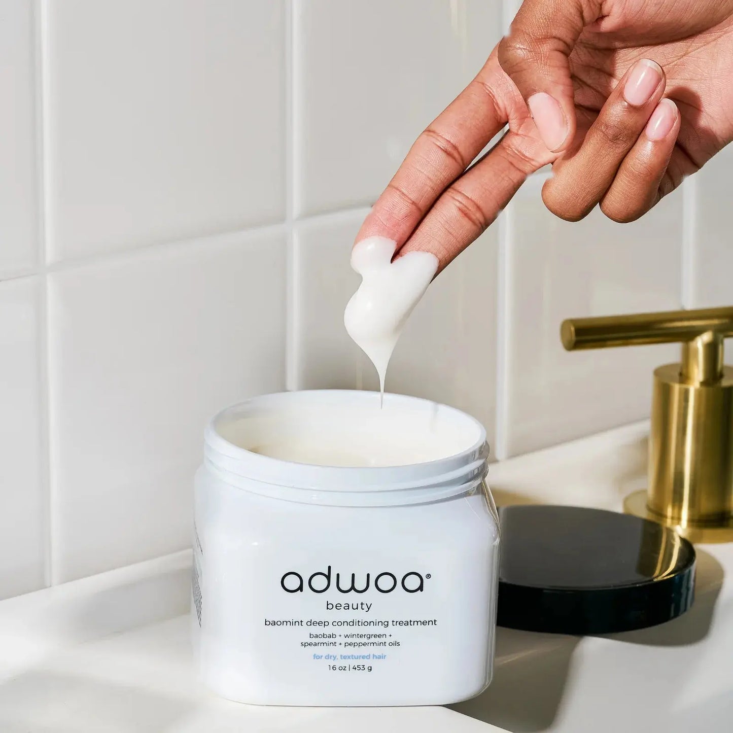 Adwoa Baomint Deep conditioning treatment 16oz - Hair 1