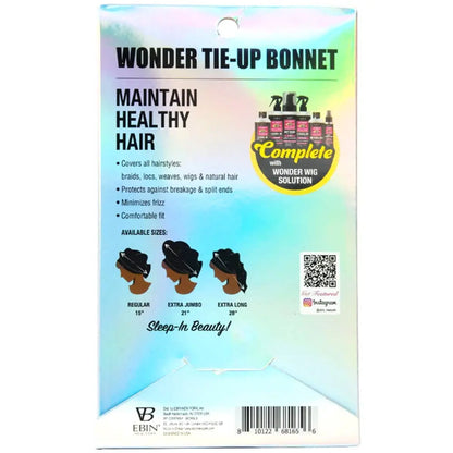 EBIN WONDER TIE UP BONNET REGULAR, WWTB 01 JOIA ACCESSORIES