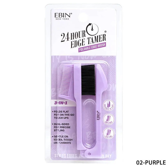 EBIN 24HOUR EDGE TAMER 3IN1 FOLDABLE EDGE BRUSH, EB FR JOIA ACCESSORIES