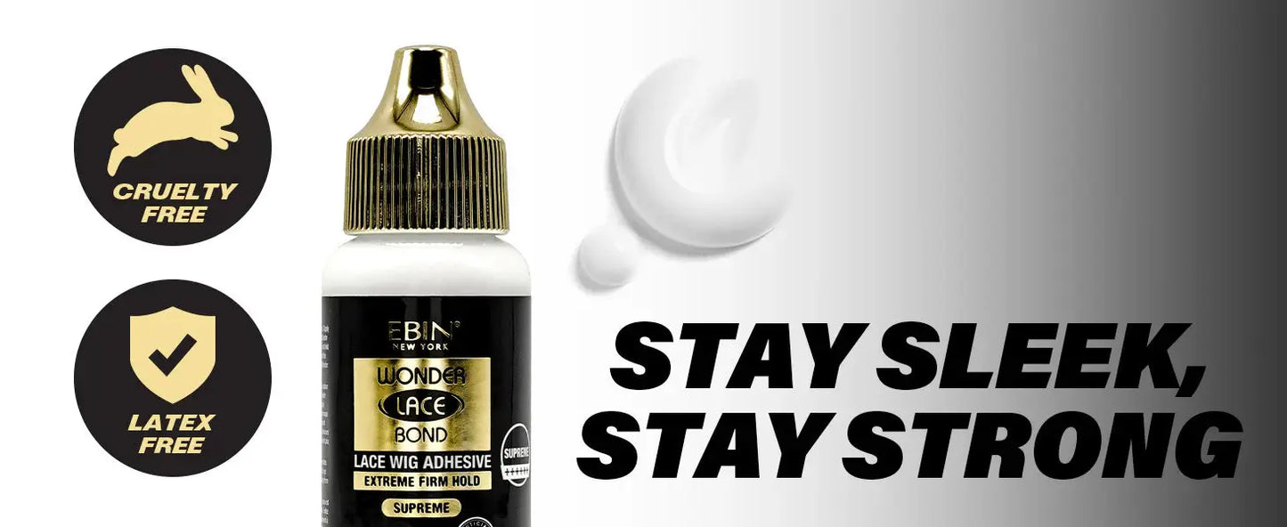 Ebin New York Wonder Lace Bond Waterproof Adhesive Supreme, 34ml Hair 1