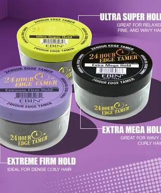 Ebin 24 hour egde tamer extra mega hold 30ml Hair1